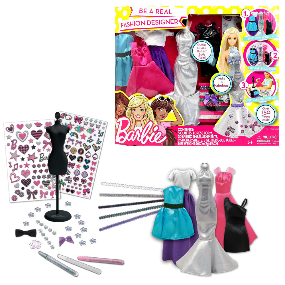Barbie be a fashion designer set shop
